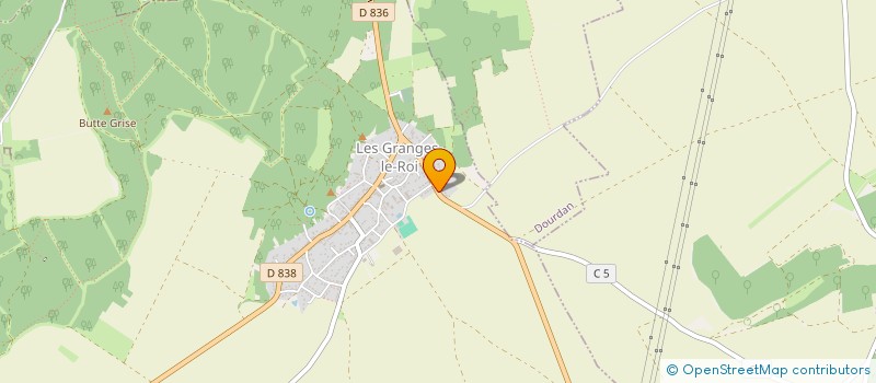 localisation de l'entreprise A.S.K.L. à LES GRANGES-LE-ROI