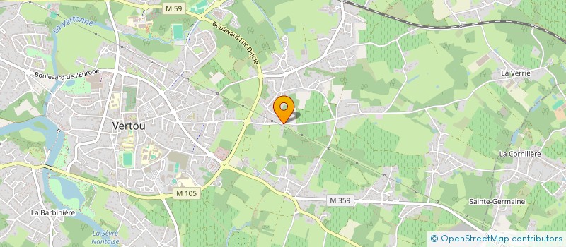 localisation de l'entreprise A.S.L. 44 ATELIER SUD LOIRE à VERTOU