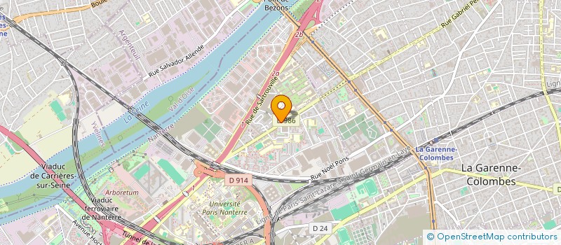 localisation de l'entreprise A.S.L à NANTERRE