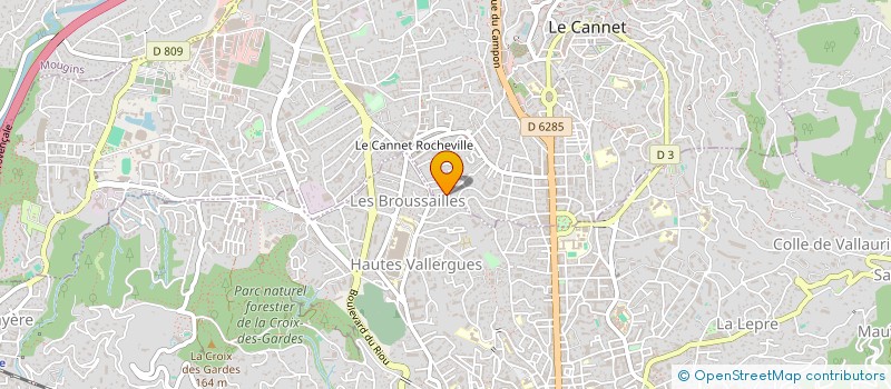 localisation de l'entreprise A.S.L à LE CANNET