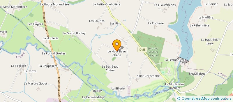 localisation de l'entreprise A.S.L.  VITRE