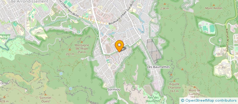 localisation de l'entreprise A S L LES ALLEES DE SORMIOU à MARSEILLE
