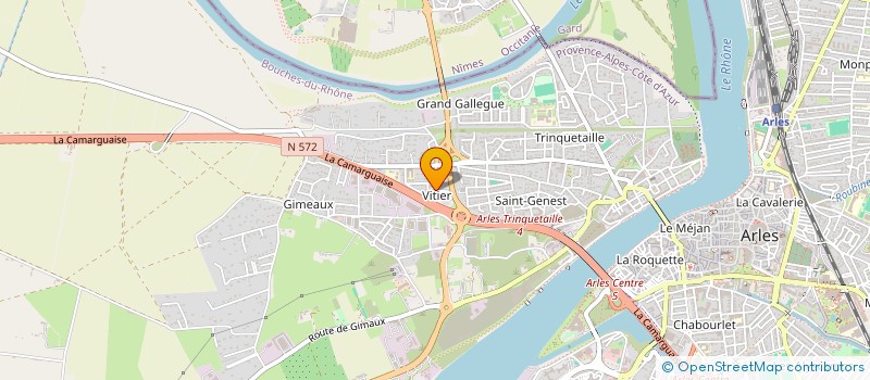 localisation de l'entreprise A.S.L. LES JARDINS DE DELTA  ARLES