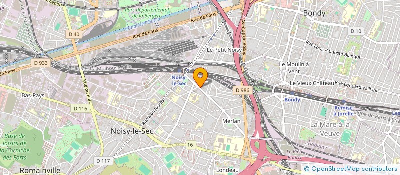 localisation de l'entreprise A.S.L TRANS à NOISY-LE-SEC