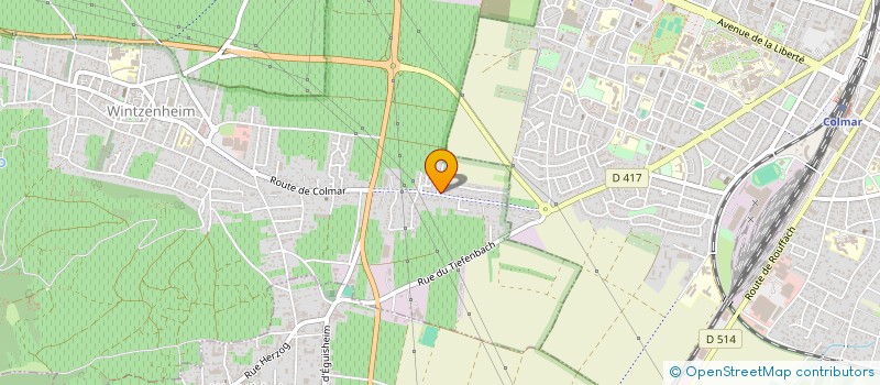 localisation de l'entreprise A.S. LAUENSTEIN  WINTZENHEIM