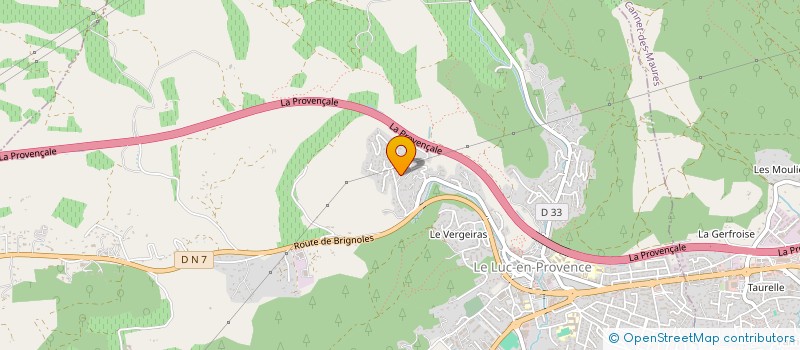 localisation de l'entreprise A.S LUXURY  LE LUC