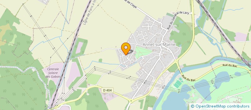 localisation de l'entreprise A. S. M. 14 IMMO  ANNET-SUR-MARNE