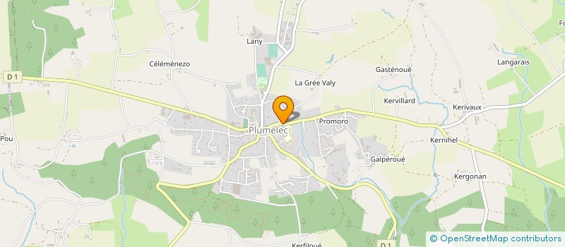 localisation de l'entreprise A.S.M. à PLUMELEC