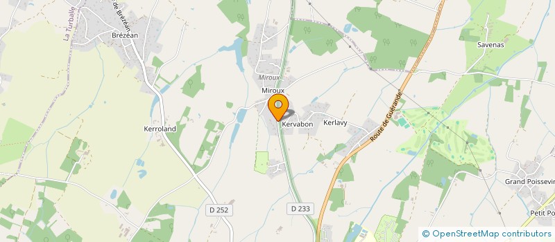 localisation de l'entreprise A.S.M. BASKET ( ASSOCIATION SPORTIVE LA MADELEINE BASKET )  GUERANDE