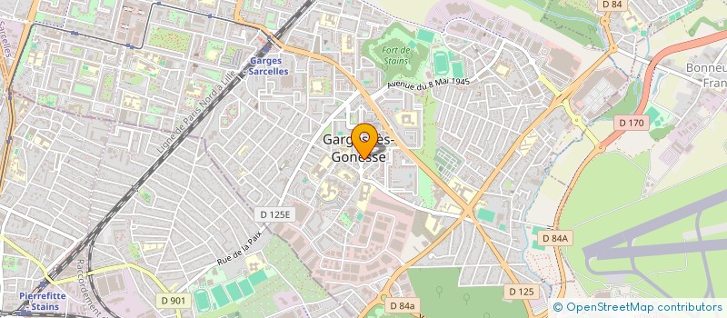 localisation de l'entreprise A S M LOGISTIQUE à GARGES-LES-GONESSE