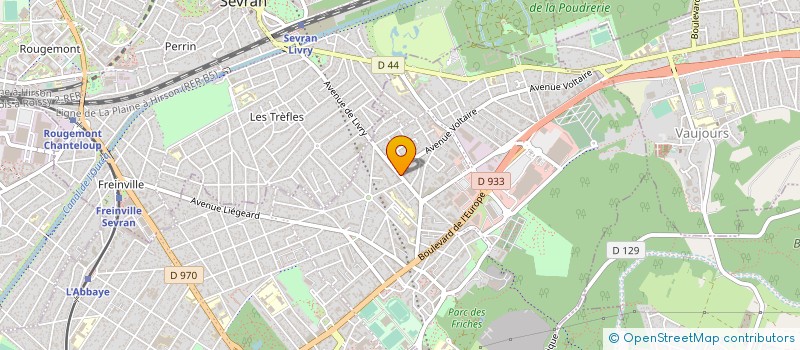 localisation de l'entreprise A.S.M OPTIC à LIVRY-GARGAN