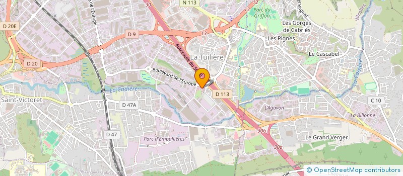 localisation de l'entreprise A.S.M.SAS à VITROLLES