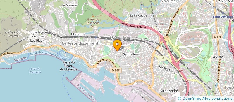 localisation de l'entreprise A-S-M TRANSPORTS à MARSEILLE