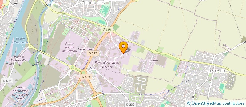 localisation de l'entreprise A.S MARCEAUX  COLOMBELLES