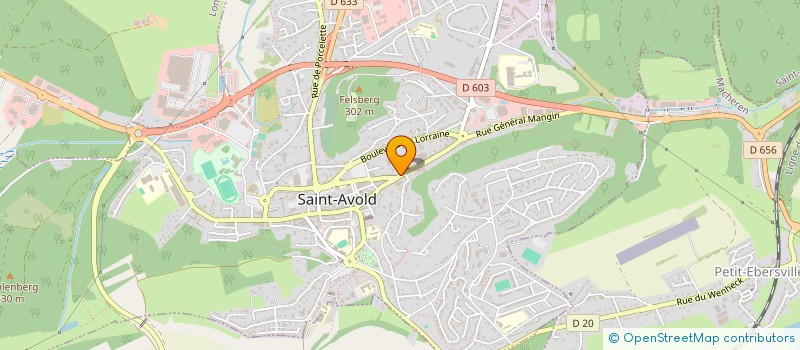 localisation de l'entreprise A.S. MARKET  METZ