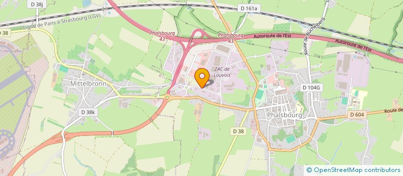 localisation de l'entreprise A.S. MATERIELS à PHALSBOURG