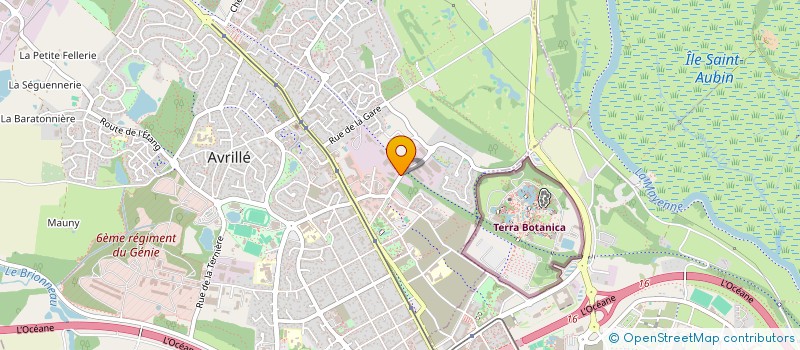 localisation de l'entreprise A.S MEDIA  AVRILLE