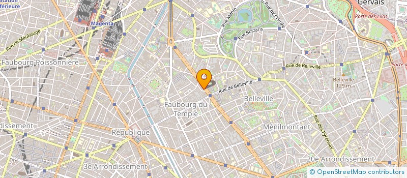 localisation de l'entreprise A.S METAL  PARIS