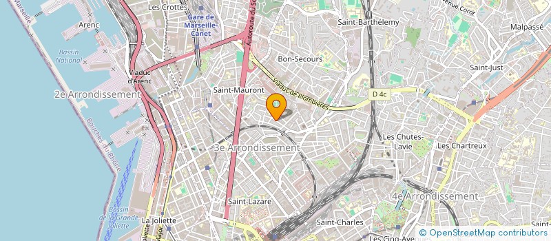localisation de l'entreprise A.S.MROIVILI à MARSEILLE