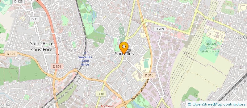 localisation de l'entreprise A.S MULTI SERVICES à SARCELLES