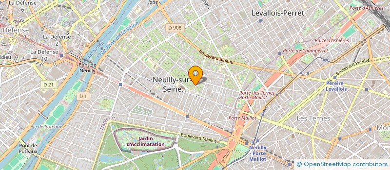 localisation de l'entreprise A S N à NEUILLY-SUR-SEINE