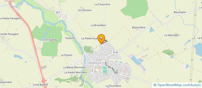 localisation de l'entreprise A.S.N.  BEAUPREAU-EN-MAUGES