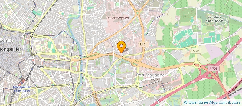 localisation de l'entreprise A.S.N (AGGLO SERVICES NETTOYAGE )PROPRETE à MONTPELLIER