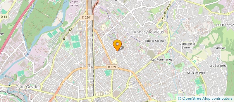 localisation de l'entreprise A.S NETTOYAGE à ANNECY