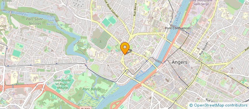 localisation de l'entreprise A&S NOTAIRES  ANGERS