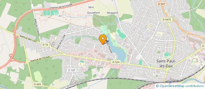 localisation de l'entreprise A.S.O. AQUITAINE  SAINT-PAUL-LES-DAX