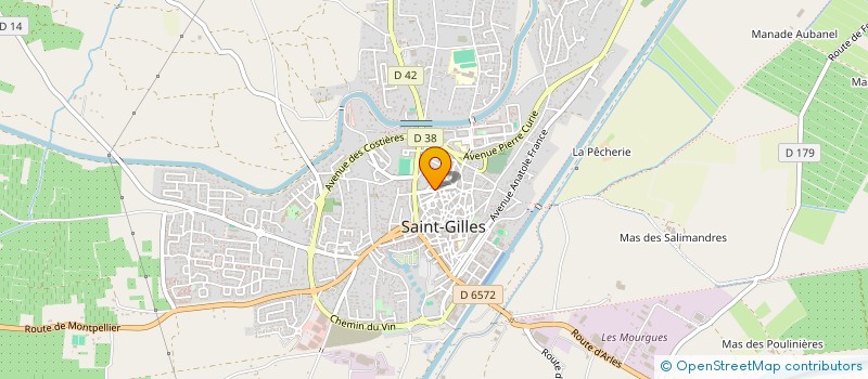 localisation de l'entreprise A.S.O.F.I  SAINT-GILLES