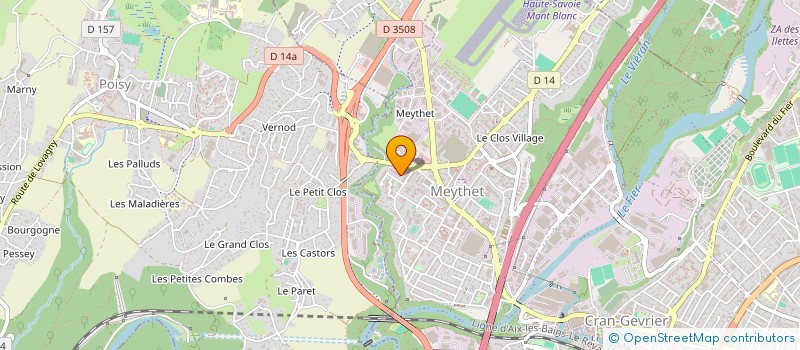 localisation de l'entreprise A.S.P. à ANNECY