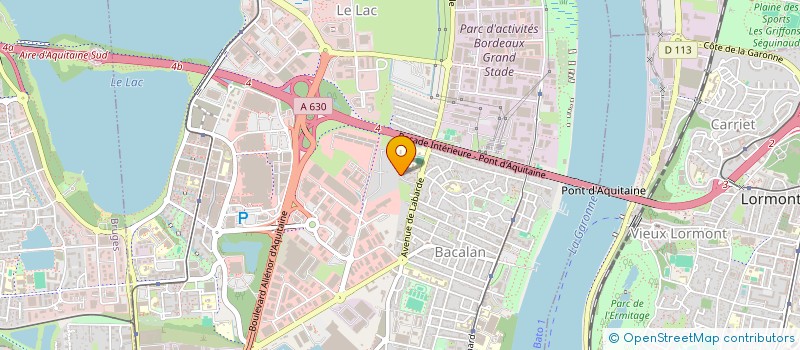 localisation de l'entreprise A.S.P  BORDEAUX