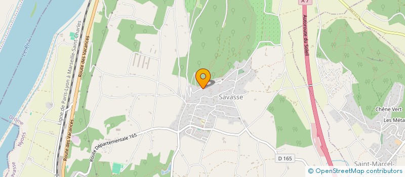 localisation de l'entreprise A.S.P.A.D (ASS SOINS PALLIATIFS.....DROM à MARSANNE