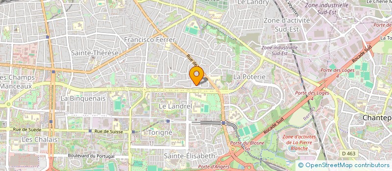 localisation de l'entreprise A.S.P.CHEVRES DES FOSSES à RENNES