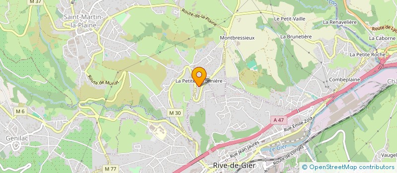 localisation de l'entreprise A.S.P. DEPANNAGE à RIVE-DE-GIER