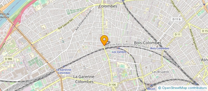 localisation de l'entreprise A.S.P. DISTRIBUTION à COLOMBES