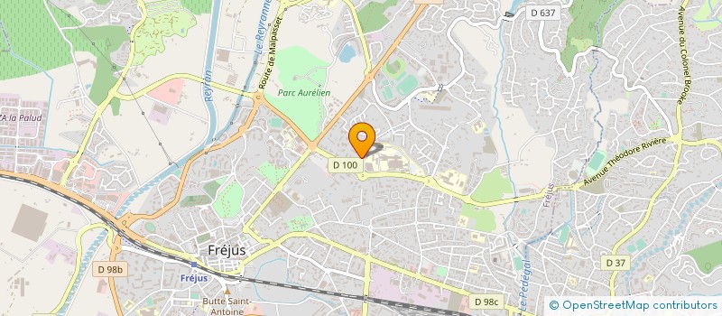 localisation de l'entreprise A.S.P.E.V. à FREJUS