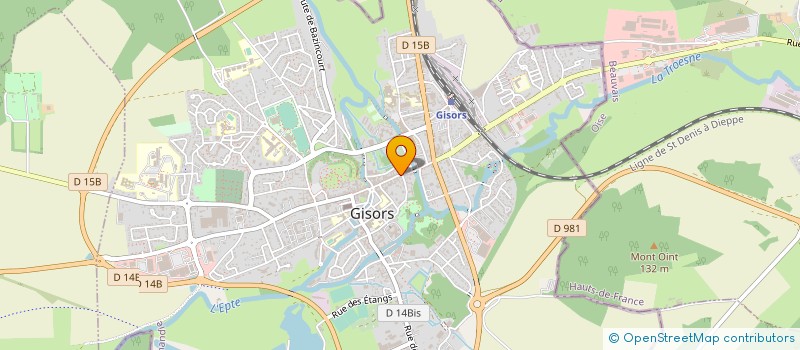 localisation de l'entreprise A.S.P.I à GISORS