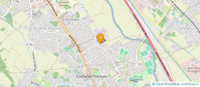 localisation de l'entreprise A.S.P.I.E. ACTION SERVICE PISCINE INTERNATIONAL ETANCHEITE à CASTANET-TOLOSAN