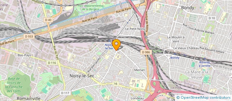 localisation de l'entreprise A.S.P.L ACCOMP SOCIAL PROF INDIVIDUALISE à NOISY-LE-SEC