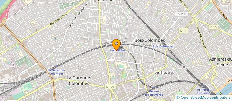 localisation de l'entreprise A.S.P.RENOV à LA GARENNE-COLOMBES