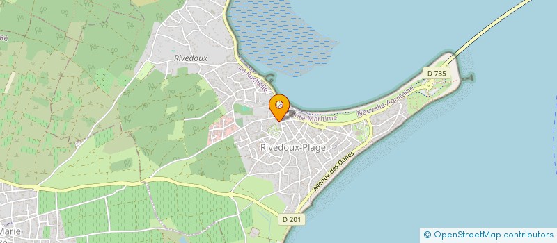 localisation de l'entreprise A S P T T CAMPING  RIVEDOUX-PLAGE