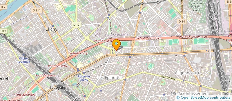 localisation de l'entreprise A.S PARIS 17  PARIS