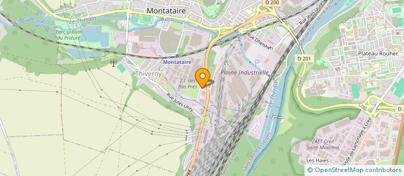 localisation de l'entreprise A.S PIECES AUTO  MONTATAIRE