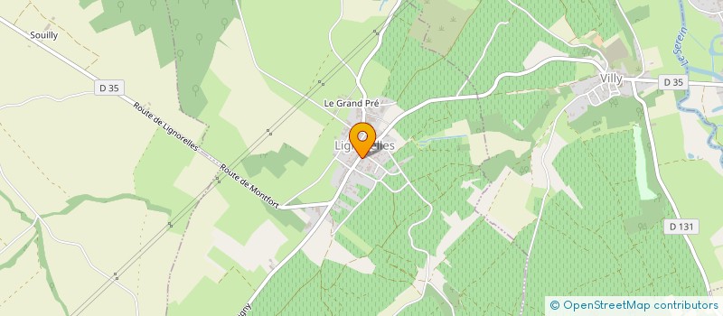 localisation de l'entreprise A.S. PING PONG BEINES  BEINE