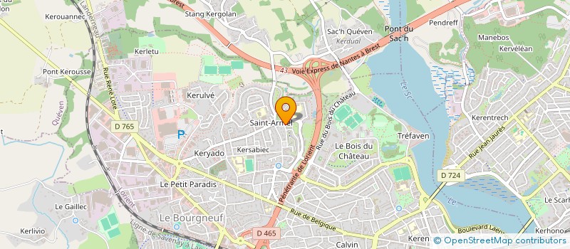 localisation de l'entreprise A.S PLOMBERIE  LORIENT