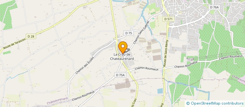 localisation de l'entreprise A S PROD à CHATEAURENARD