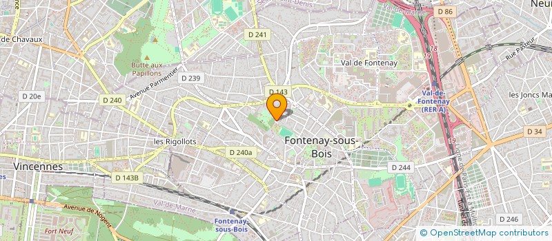localisation de l'entreprise A S PYRAMIDES à FONTENAY-SOUS-BOIS