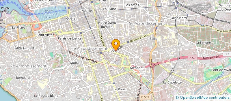 localisation de l'entreprise A.S.R à MARSEILLE
